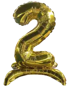 Folieballon Guld 70 cm - Nr 2