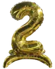 Folieballon Guld 70 cm - Nr 2