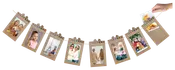 Guirlande med fotorammer