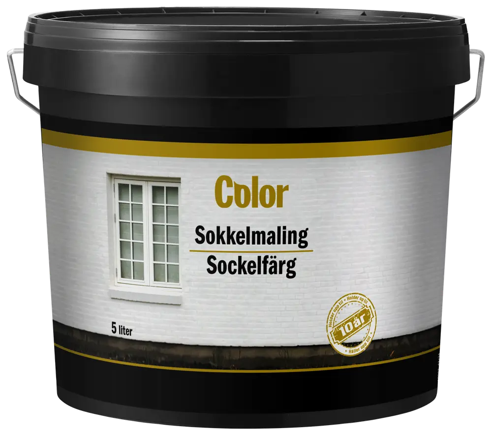 Color Sokkelmaling 5l - Sort