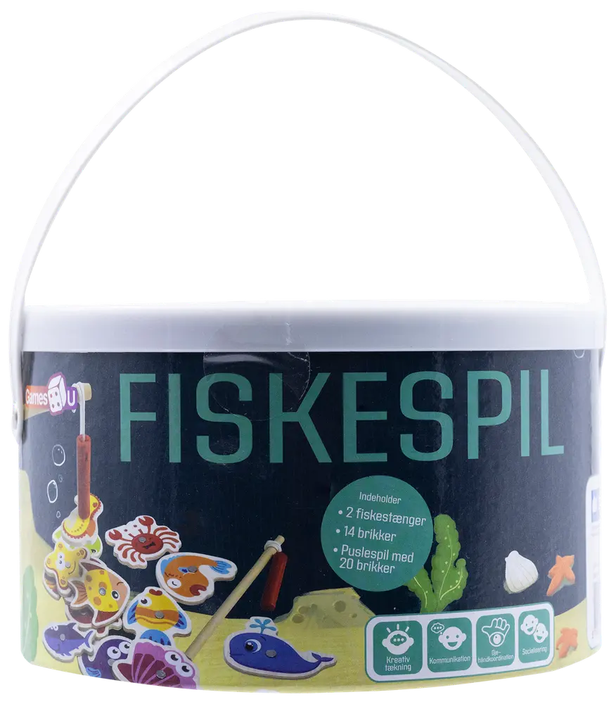 Fiskespel med 2 spön