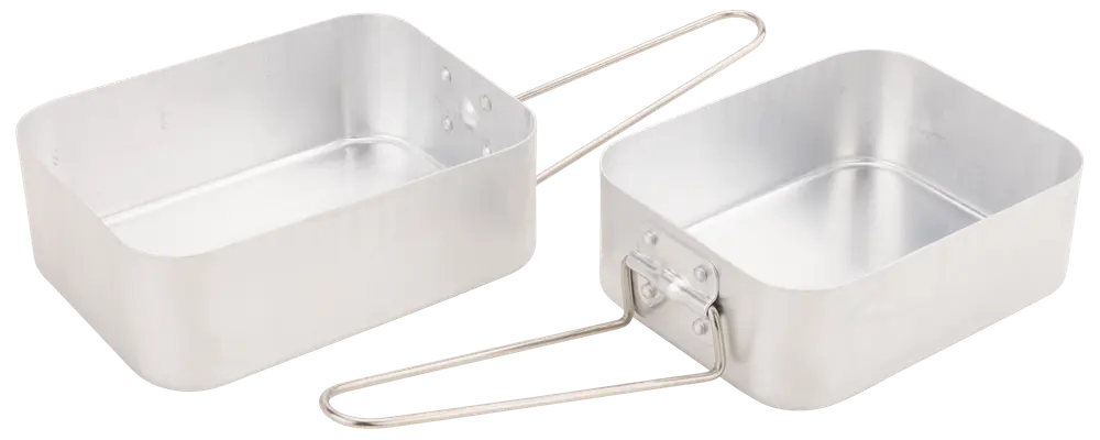 Camping kastrullset aluminium 2 delar