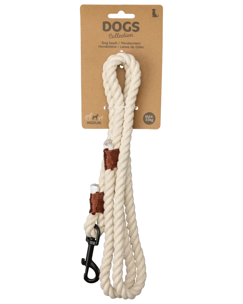 Hundesnor i reb 120 cm