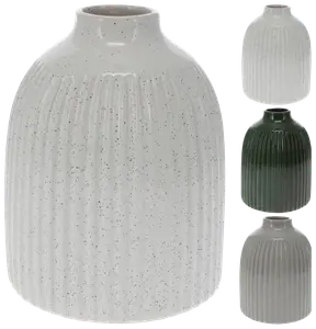 Porcelænsvase H. 16 cm - assorterede farver