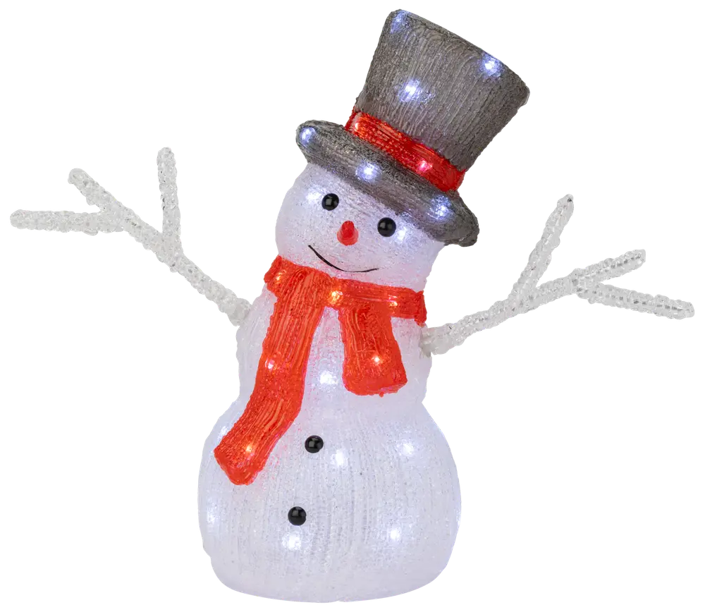 Snögubbe akryl 37 cm