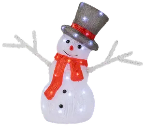 Snögubbe akryl 37 cm