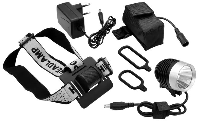 Greenfield Forlygte genopladelig 600 Lumen