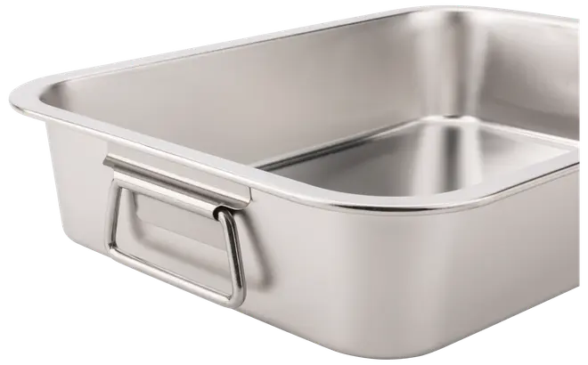 Rostpanna i stål 26,5X35,5CM