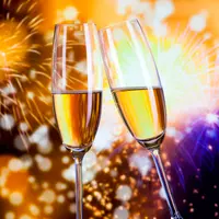 Nyårsservetter – olika mönster