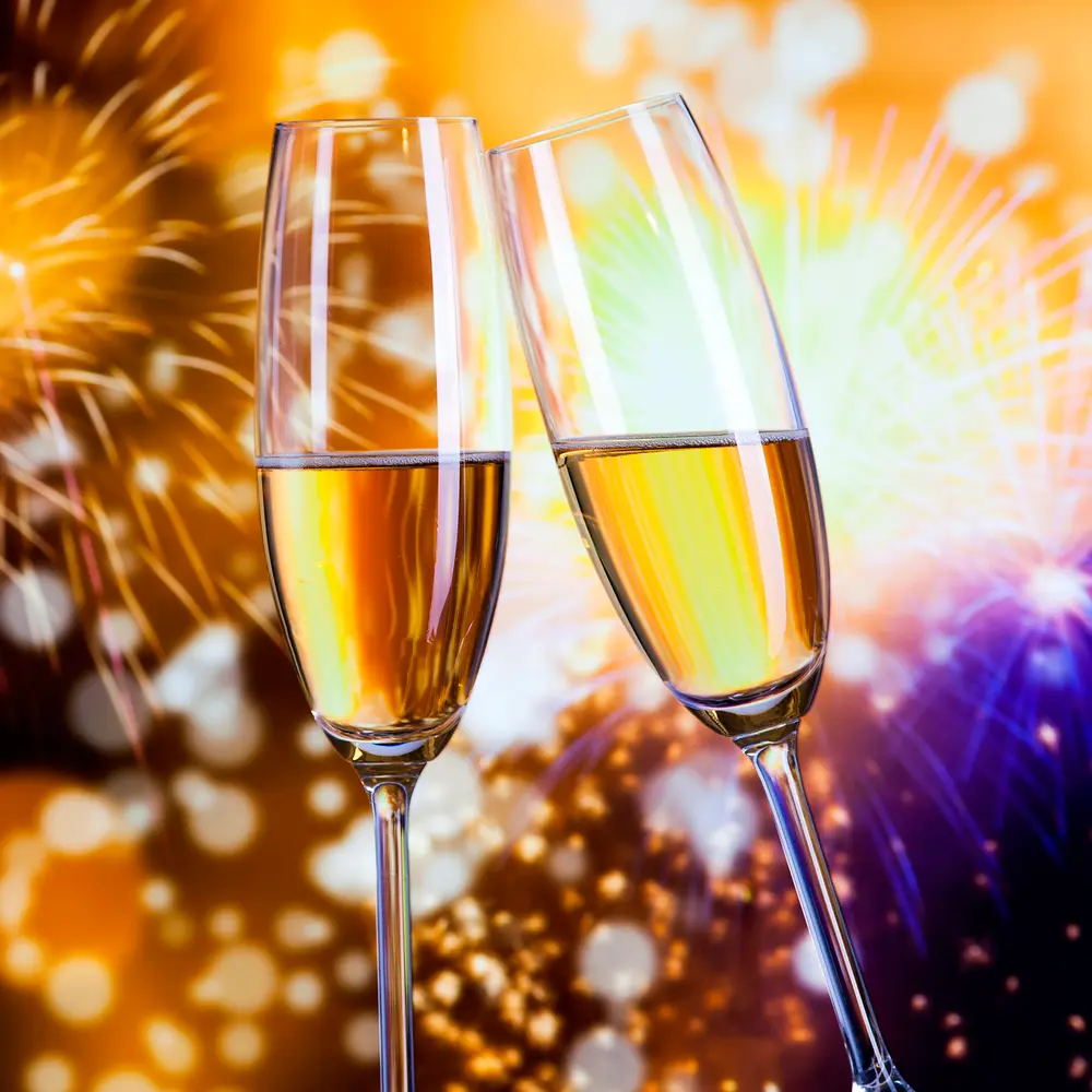 Nyårsservetter – olika mönster