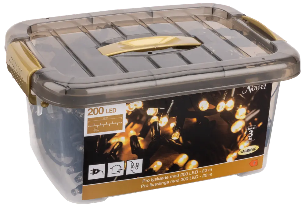 Nowel PRO Ljusslinga 200 LED - 20 meter