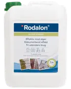 Rodalon Algefjerner, 5-liters plastdunk med grønt låg, til udendørs brug på murværk, træværk og havemøbler. Klar til brug, effektiv mod alger, dokumenteret effekt.