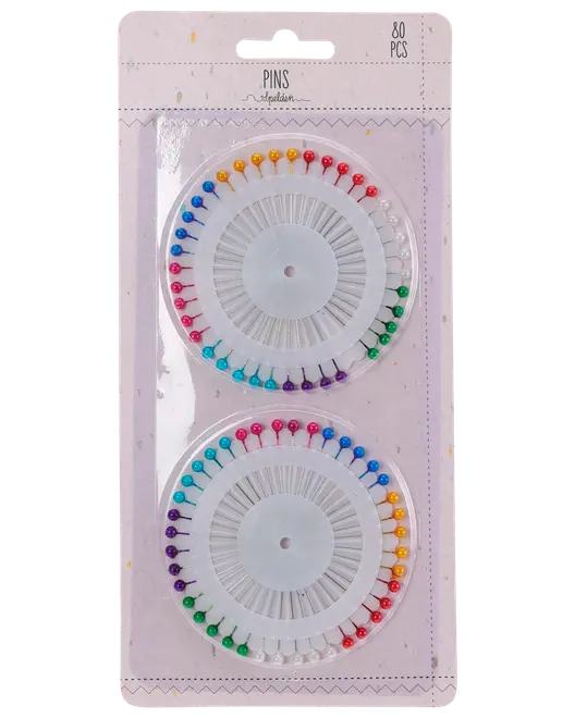 Knappenålesæt 2 x 40 stk.