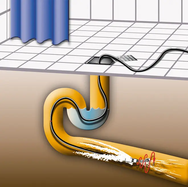 Nilfisk avlopps/rörrensare 15 m