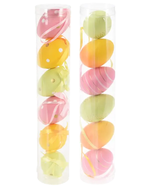 Påskpynt 6 cm - 6-pack