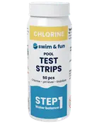 Swim&fun teststickor klor 50st