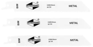 Tigersågblad metall 150 mm 3-pack