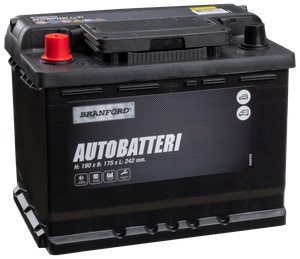 BRANFORD Autobatteri 12V 62 Ah (+v)