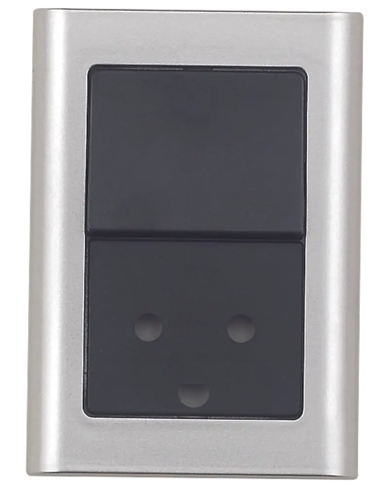 LK FUGA Softline 63 1½ modul - stålmetallic