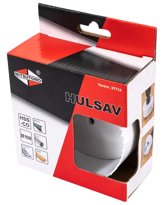 Mitsutomo Hålsåg M42 kobolt Ø108 mm