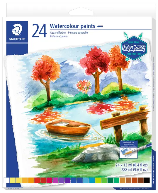 Staedtler vattenfärg tub 24 st