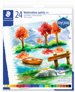 Staedtler Design Journey Akvarelmaling 24-pak 12ml