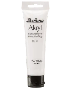 Belluno Akrylfarve 100 ml Zinc white