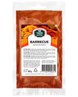 80g återförslutningsbar påse med Taste Nature All Round kryddmix, mångsidig kryddblandning med paprika, salt och kryddor. Tydlig framsida med ingredienser och instruktioner.