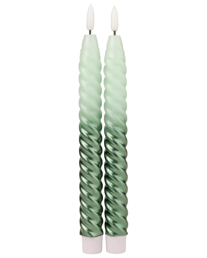 Snurrade LED kronljus 25 cm 