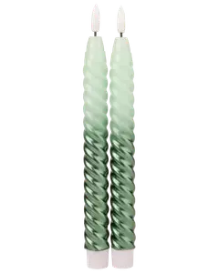 Snurrade LED kronljus 25 cm 
