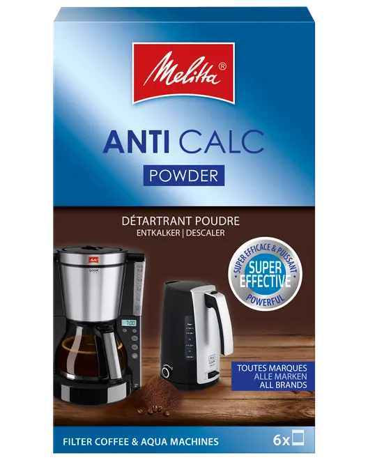 Melitta afkalkerpulver 6 x 20 g