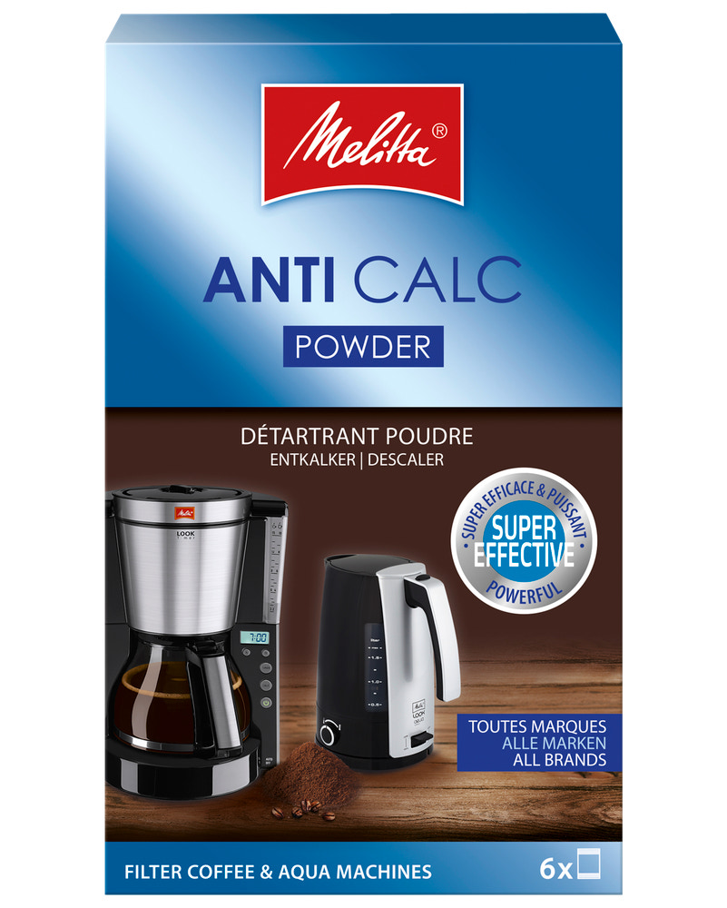 Melitta avkalkningspulver 6 x 20 g