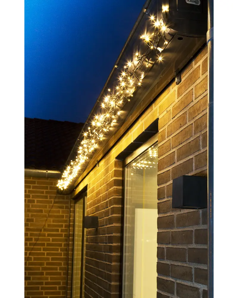 Ljusslinga kluster LED varmvit