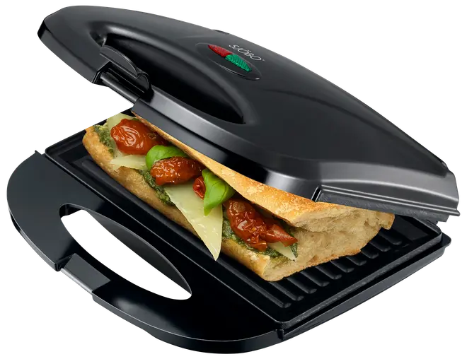 Smörgåsgrill med grillplatta - 750 W