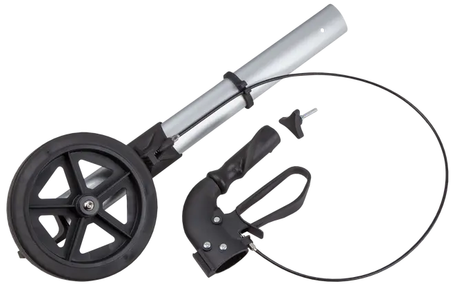 Komplet højre baghjul til rollator