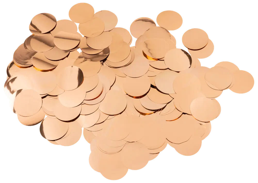 Konfetti runda - olika färger