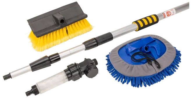 Solcellevasker med teleskop