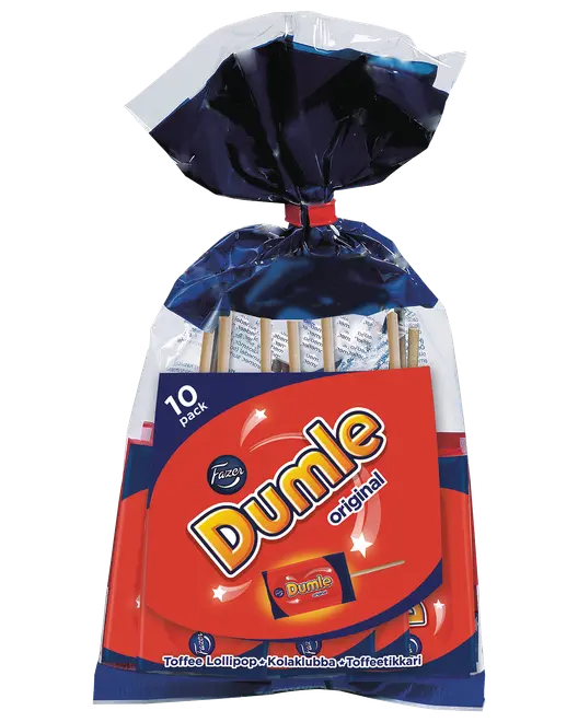 Fazer Dumle slikkepind 10-pak