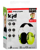 3M Peltor Kid høreværn i pink, designet til børn. Letvægts, justerbart hovedbånd, synlig farve, komfortabel pasform, dæmper støj med 27 dB. Passer til små hoveder.