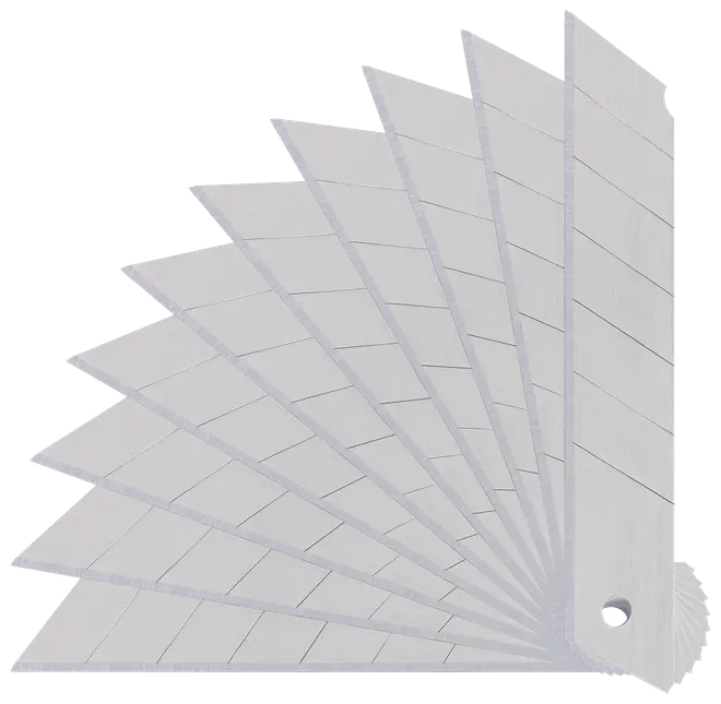 Knæk-af knivblad 25 mm 10-pak