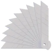 Knæk-af knivblad 25 mm 10-pak