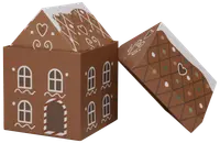 Presentlåda pepparkakshus 3 st