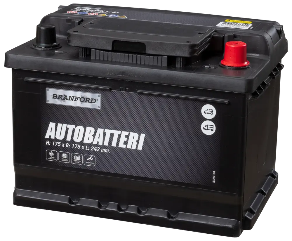 BRANFORD Autobatteri 12V 54 Ah (+h)