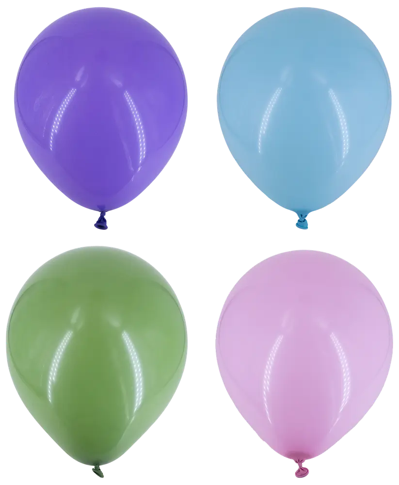 Ballonger blå/rosa mix 20-pack 