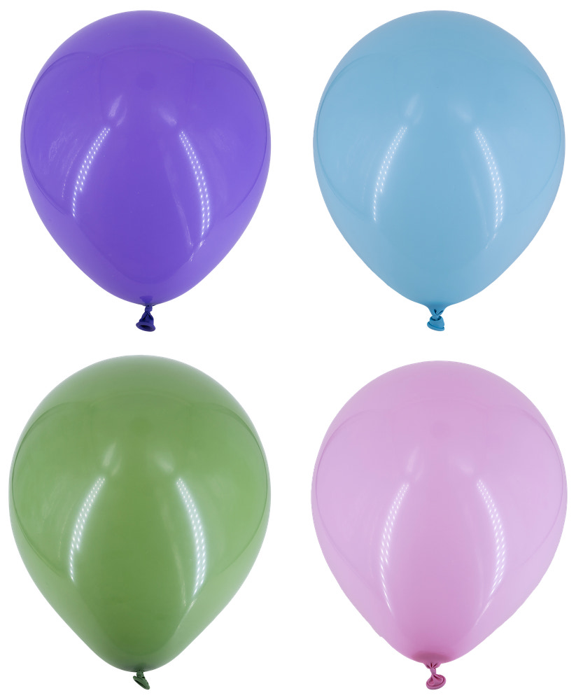 Ballonger blå/rosa mix 20-pack 