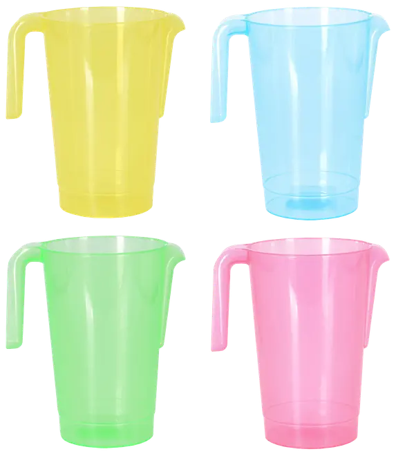 Plastkande 1,5 L - assorterede farver