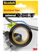 Scotch® Isoleringstape Tape 10 meter x 15 mm - Sort