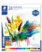 STAEDTLER AKRYLFÄRG TUB 24 ST