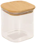 Opbevaringsglas m. trælåg 0,6 liter