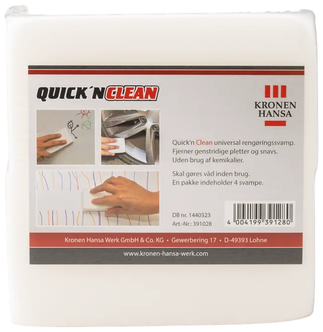 Quick'n clean svamp 4-pak